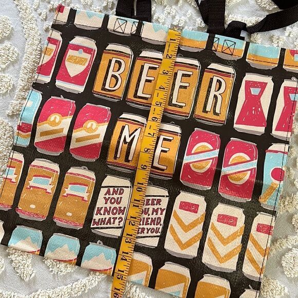 Blue Q Recycled Plastic Large Shopper Tote - Beer - Picture 9 of 16